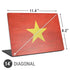 Vietnam Flag Distressed Universal Laptop 14in (11.4 x 8.2in) Skin